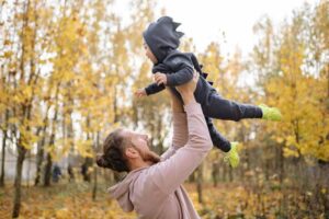 Baby i luften